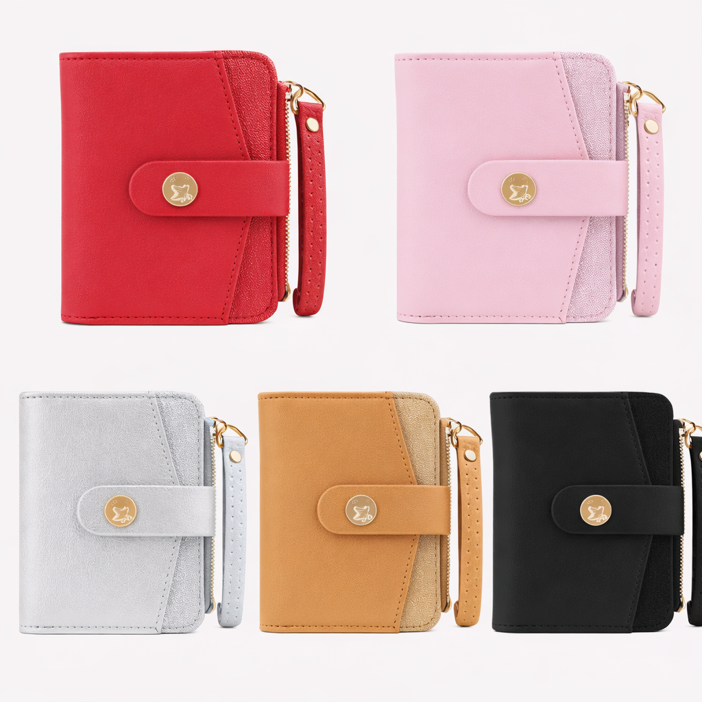 Billetera Compact Zip Iris