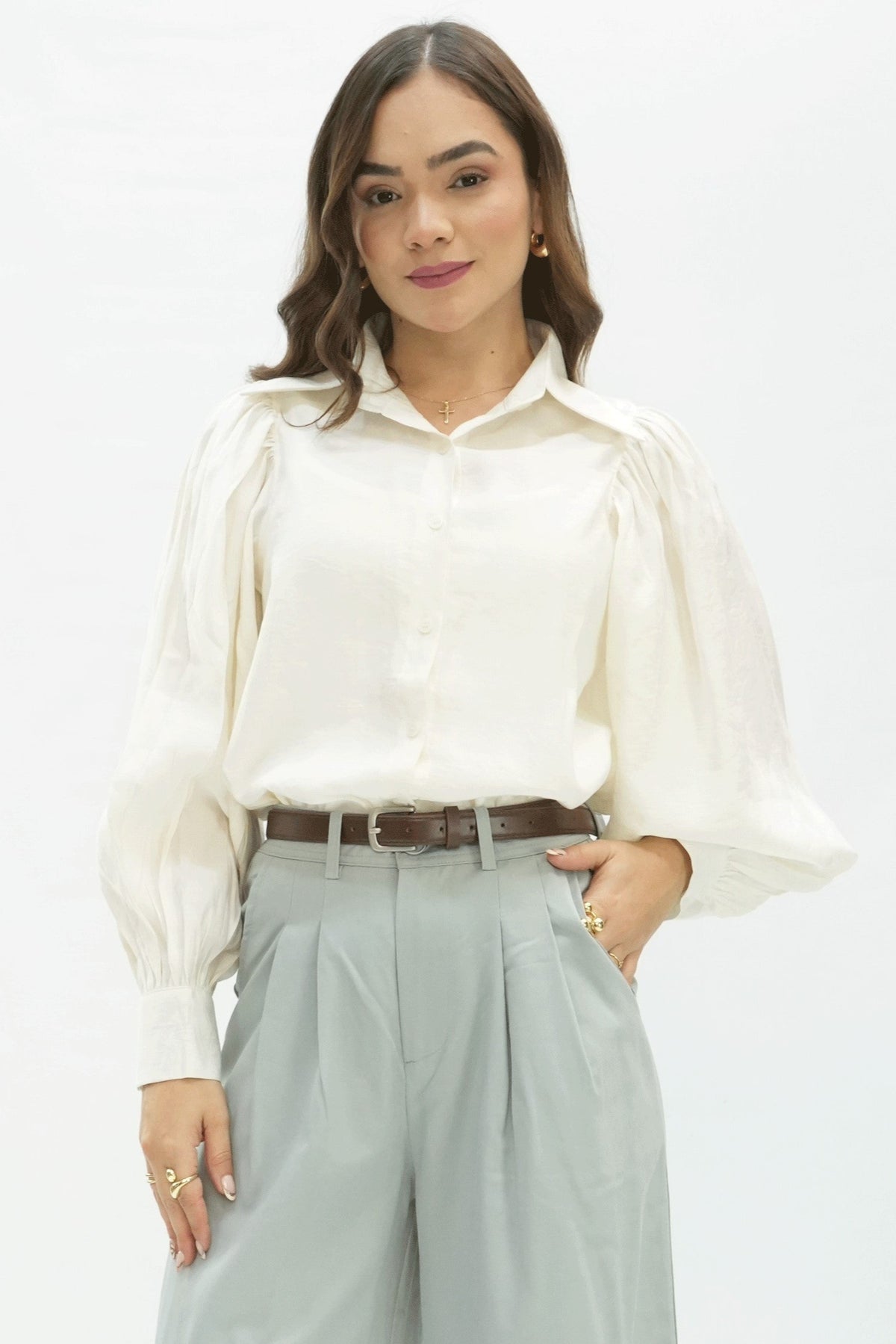 Blusa Shapes of Silence